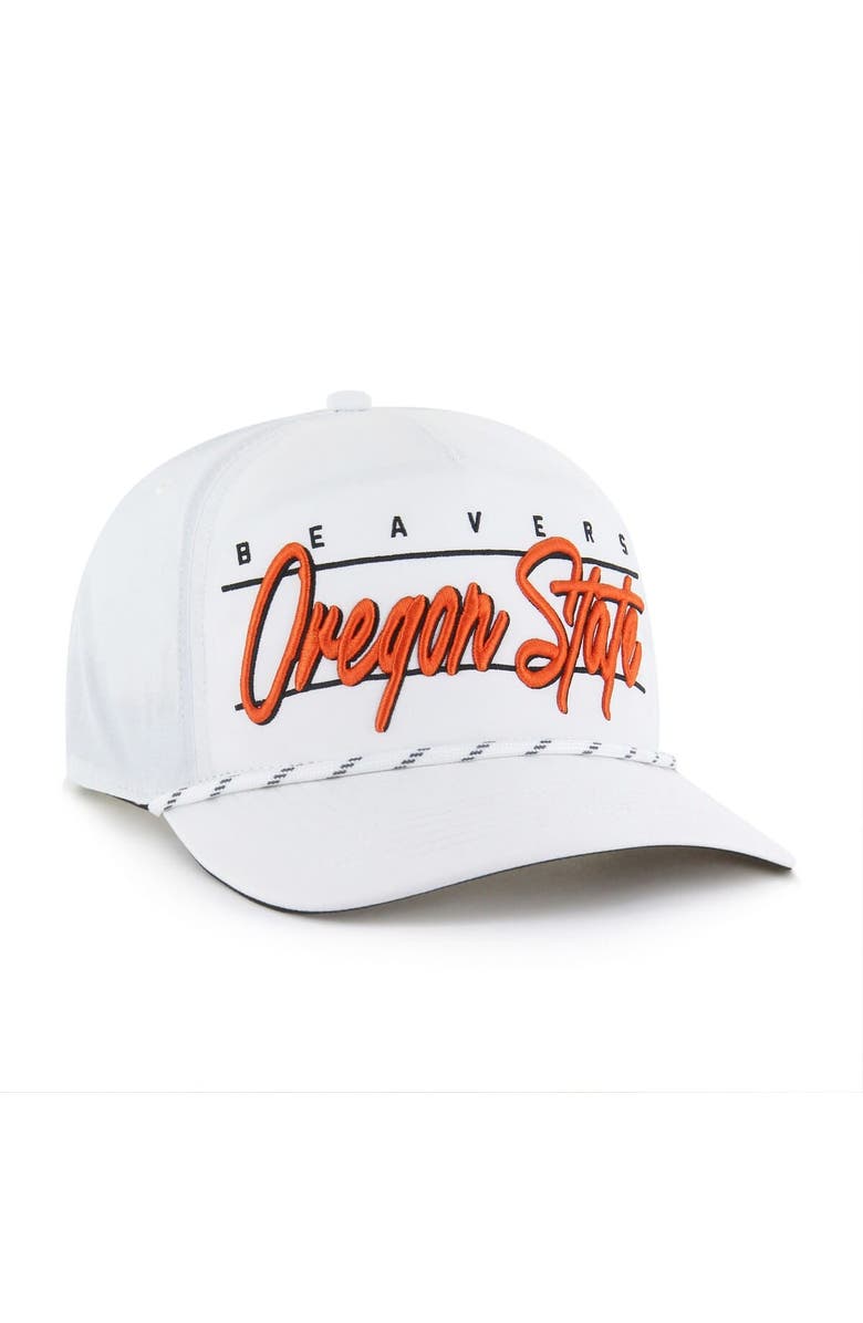 '47 Men's '47 White Oregon State Beavers Condor Hitch brrr° Adjustable Hat, Alternate, color, 