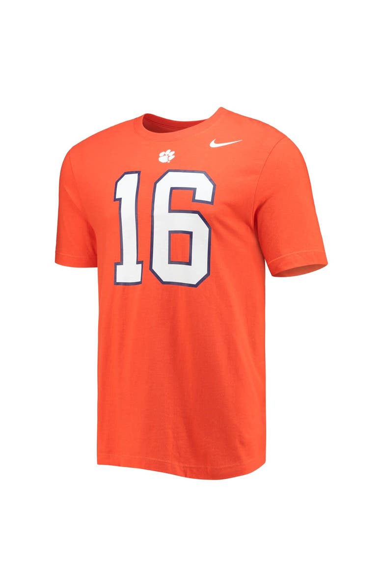 Nike Men's Nike Trevor Lawrence Orange Clemson Tigers Alumni Name & Number Team T-Shirt, Alternate, color, 