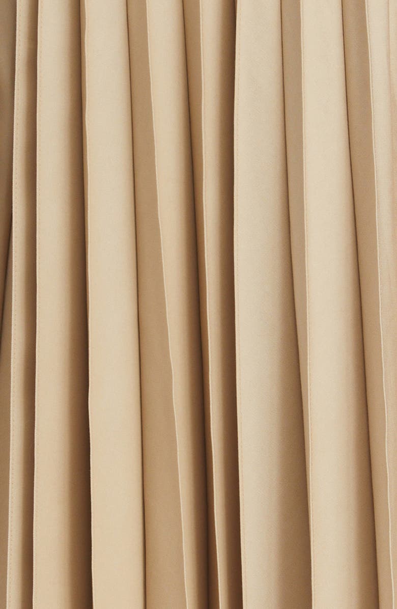 Sacai Pleated Gabardine Wrap Skirt, Alternate, color, 