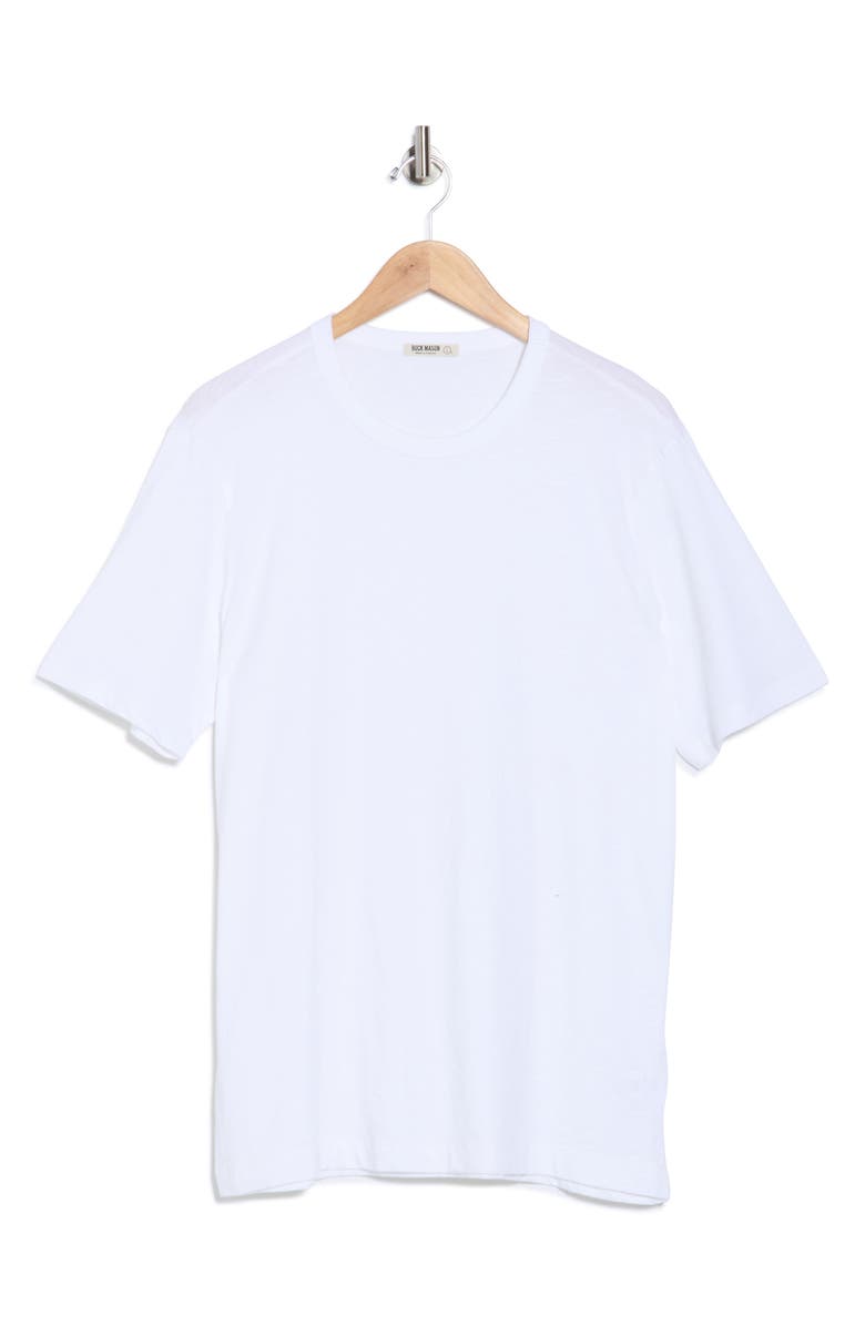 BUCK MASON Slub Classic T-Shirt, Alternate, color, White