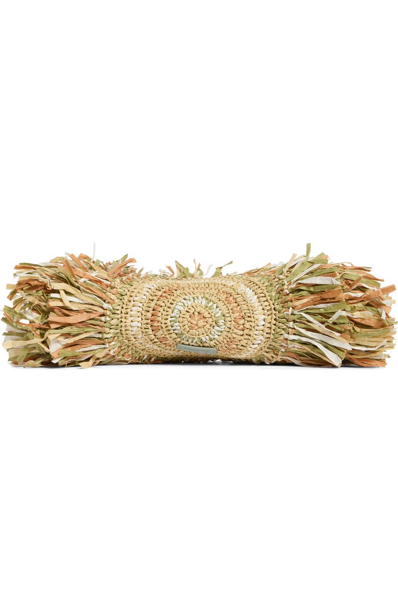 Sam Edelman Lily Straw Clutch, Alternate, color, Green