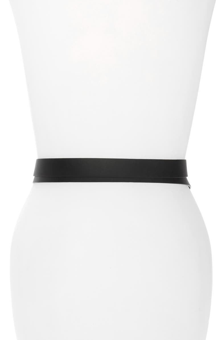 Bottega Veneta Leather Belt, Alternate, color, 