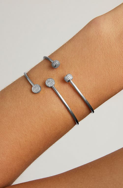 Dean Davidson Juliette Pavé Twist Bangle In Silver