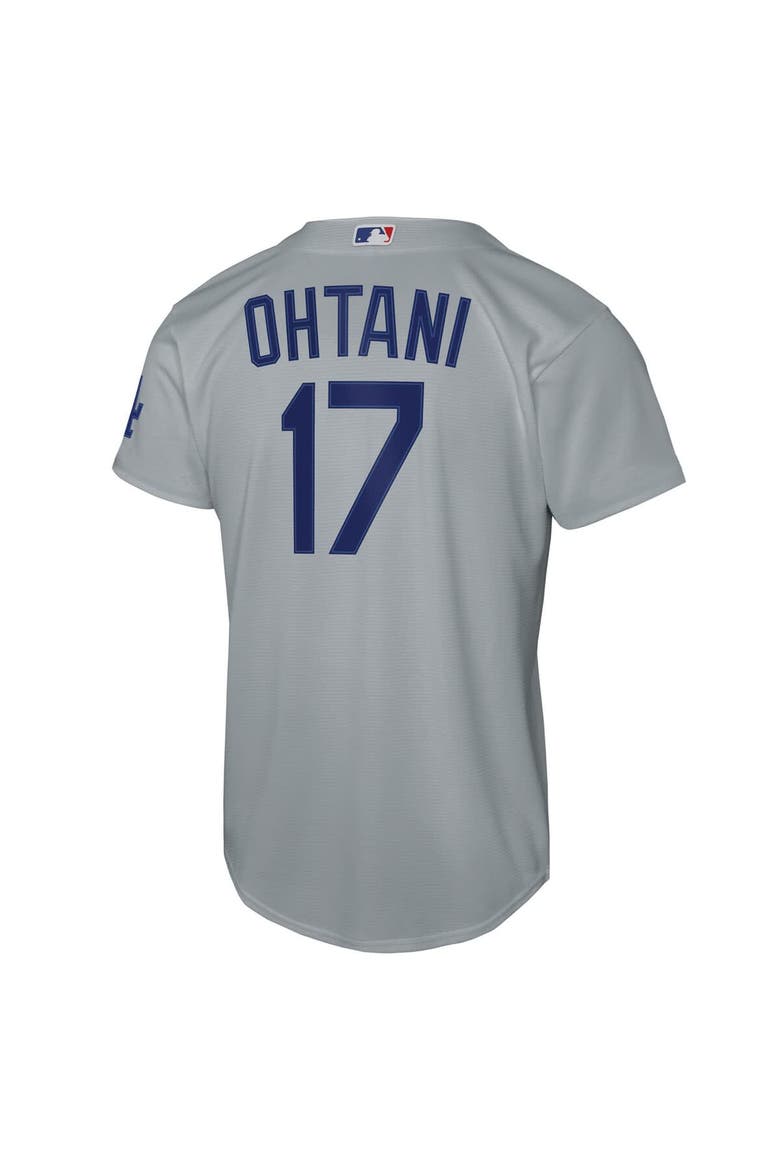 Nike Youth Nike Shohei Ohtani Gray Los Angeles Dodgers Alternate