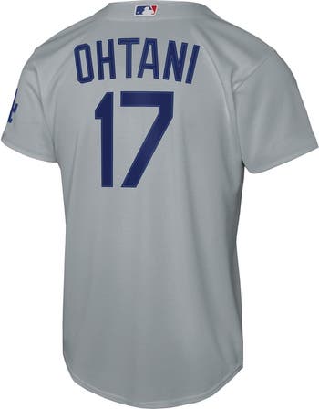 Nike Youth Nike Shohei Ohtani Gray Los Angeles Dodgers Alternate