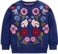 Mini Boden Kids' Bobbie Appliqué Sweatshirt
