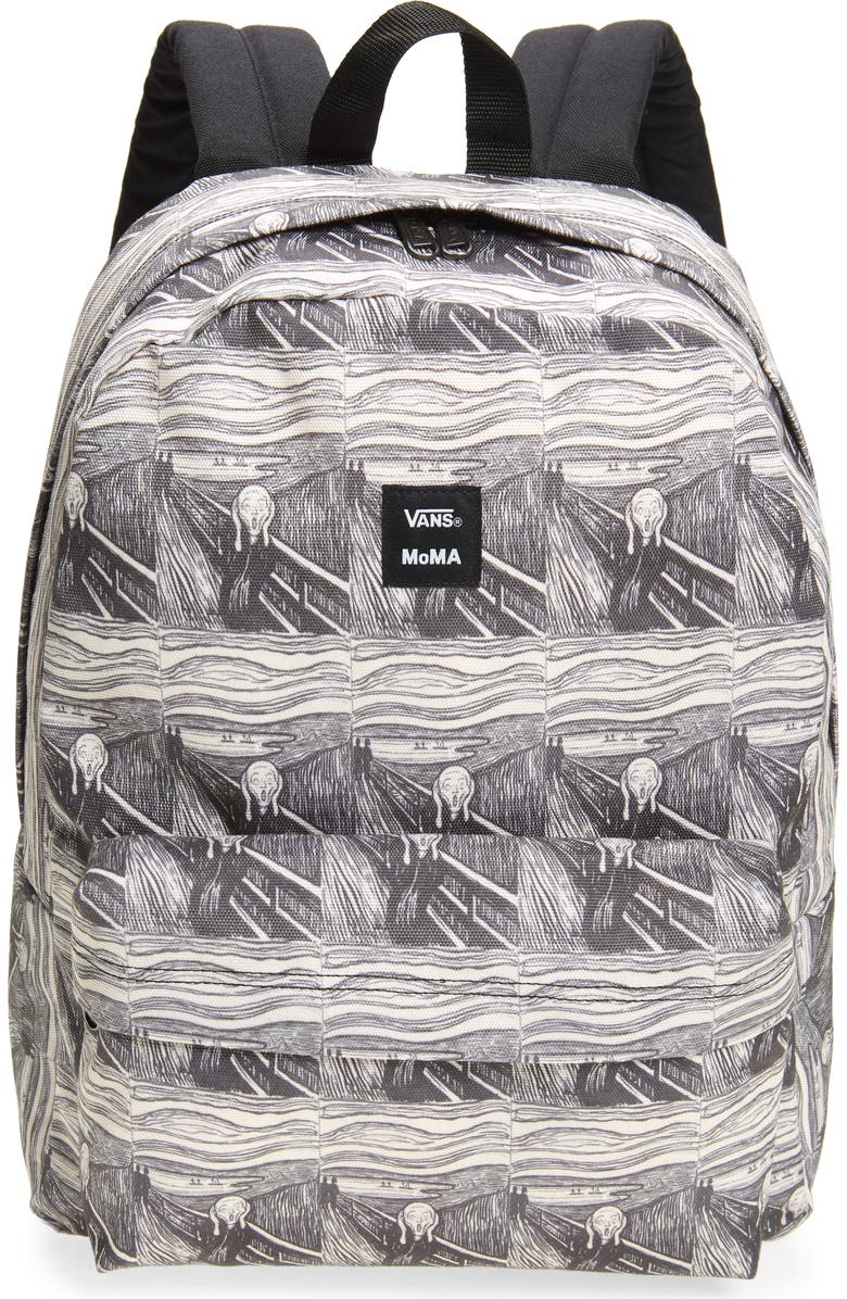 Vans x MoMA Edvard Munch Old Skool III Backpack, Main, color,