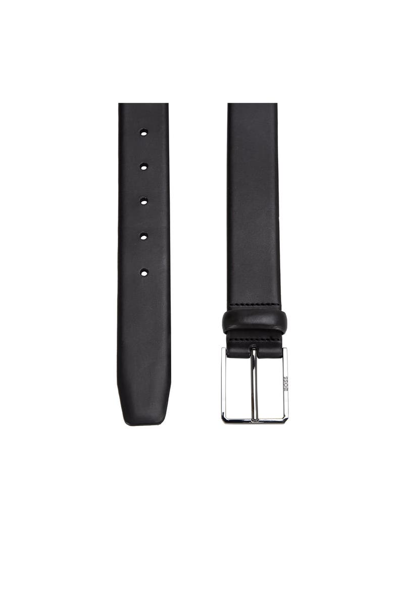 Cary Leather Belt, Alternate, color, BLACK