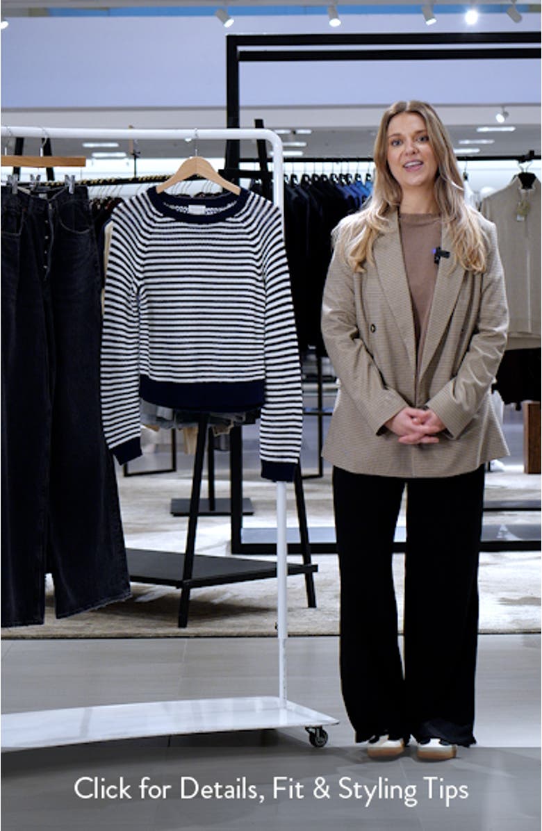 Stripe Pima Cotton Sweater, sales video thumbnail