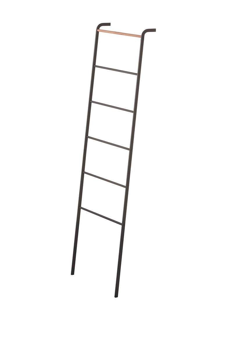 Leaning Ladder Rack Hanger, Main, color, BLACK