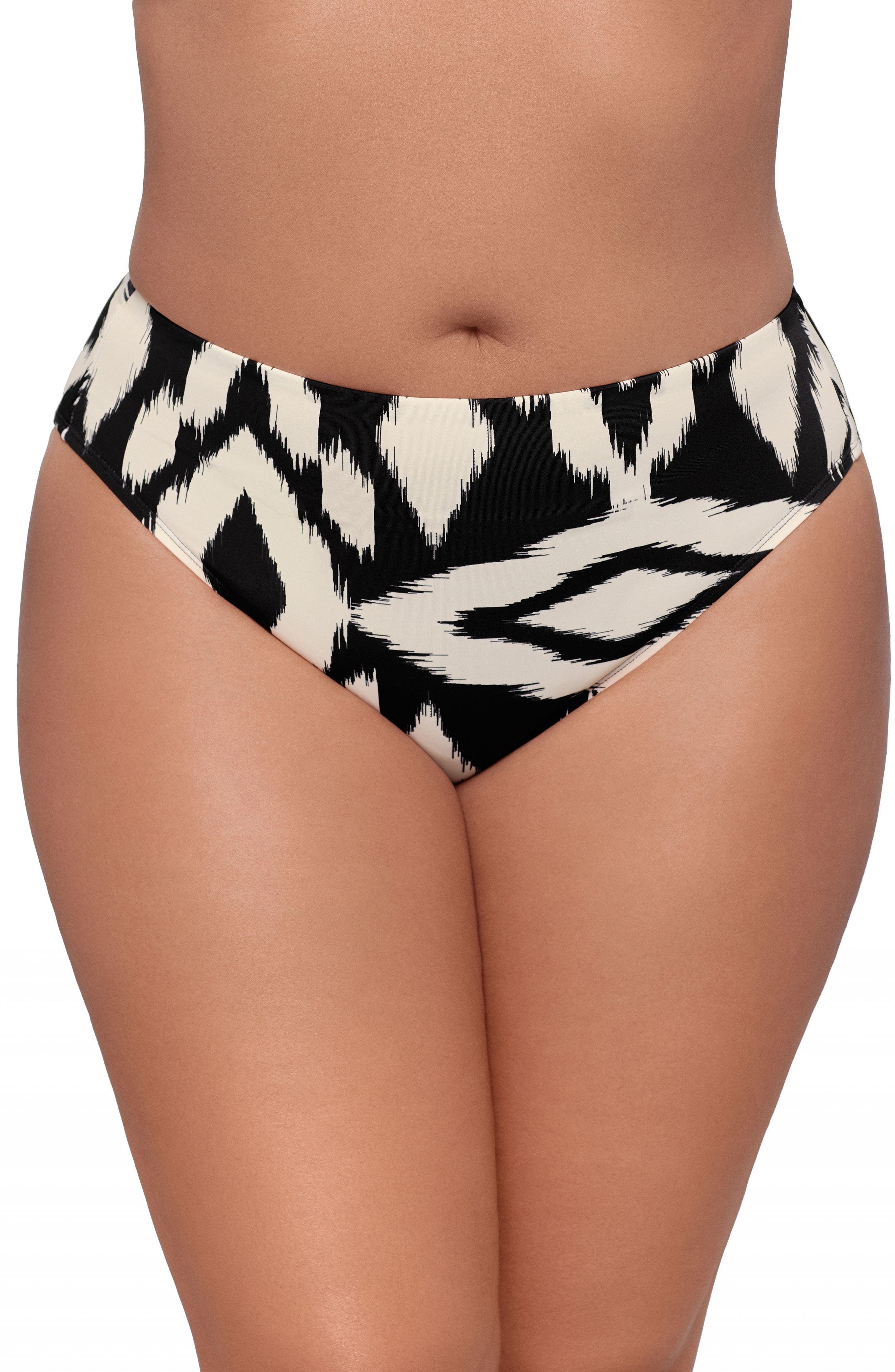 Large Ikat Black/Ivory