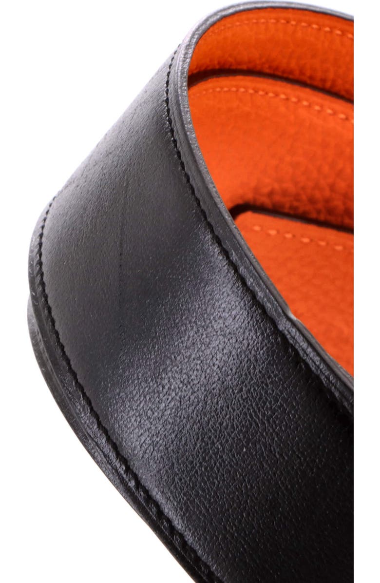 Pre-Owned Hermes Constance Reversible Belt Leather Wide, Alternate, color, Black