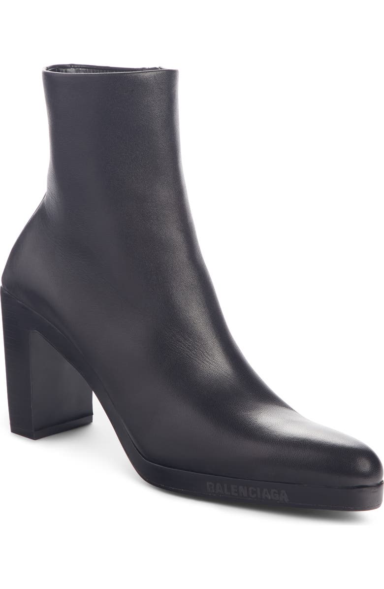 Balenciaga LED Light-Up Logo Platform Bootie, Main, color,