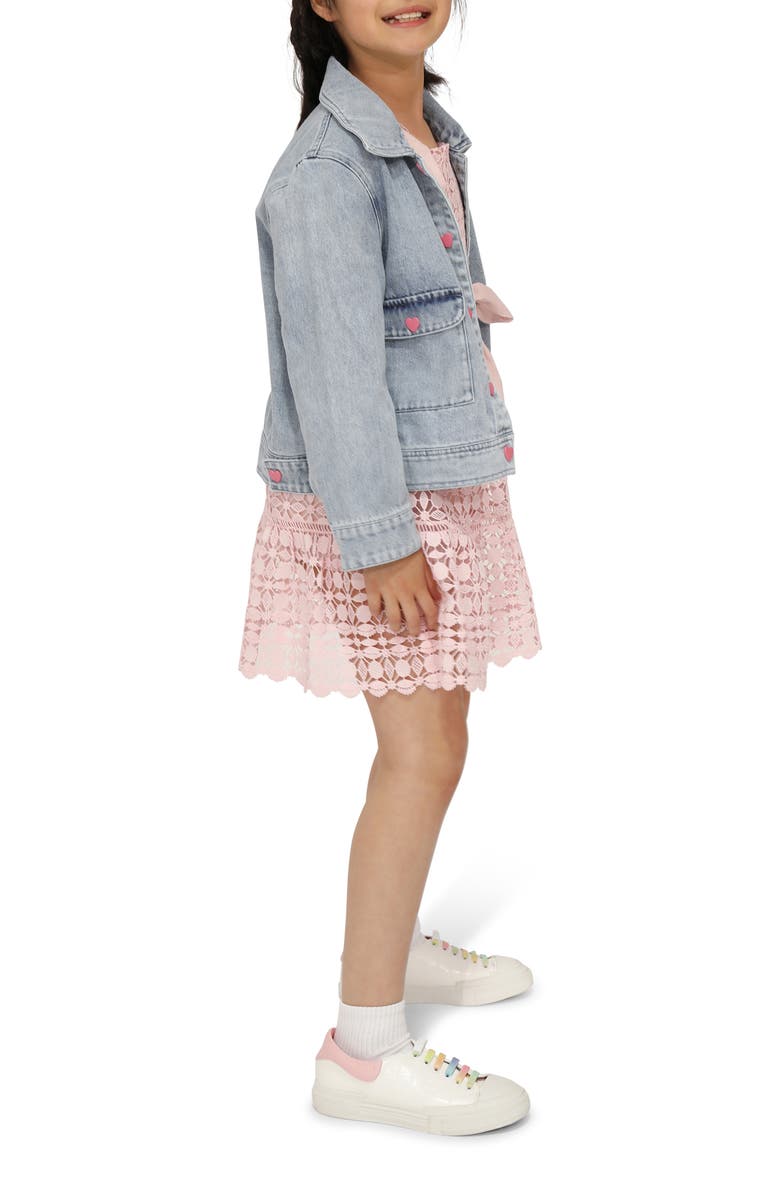 Belle & Bloom Sweet Like Me Denim Jacket, Alternate, color, Stonewash