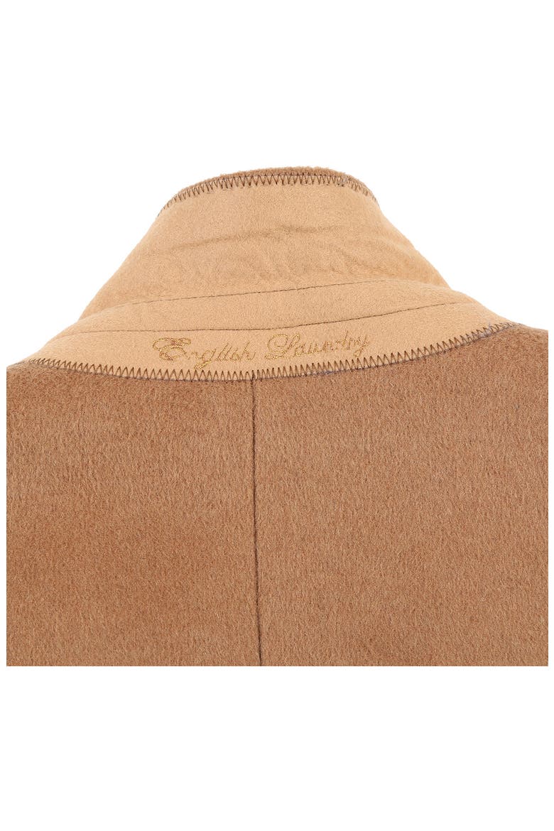 Wool Blend 3-Button 3/4 Length Top Coat, Alternate, color, CAMEL