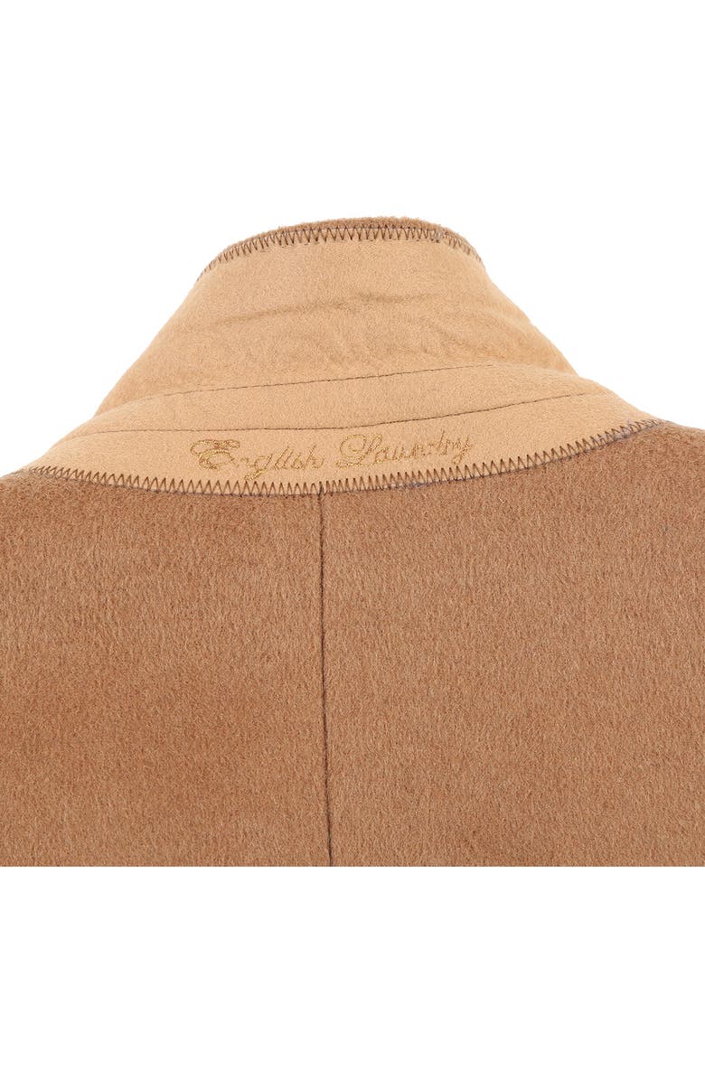 English Laundry Wool Blend 3-Button 3/4 Length Top Coat, Alternate, color, Camel