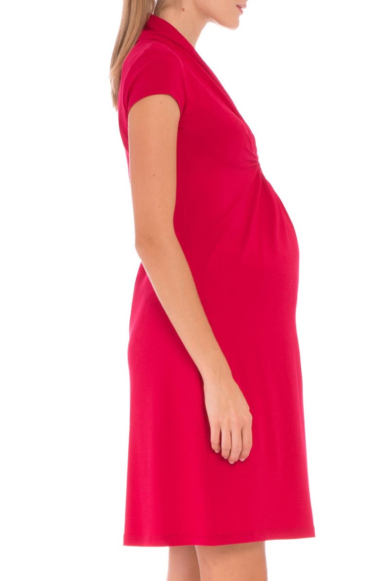 Olian Maternity Wrap Dress, Alternate, color, 