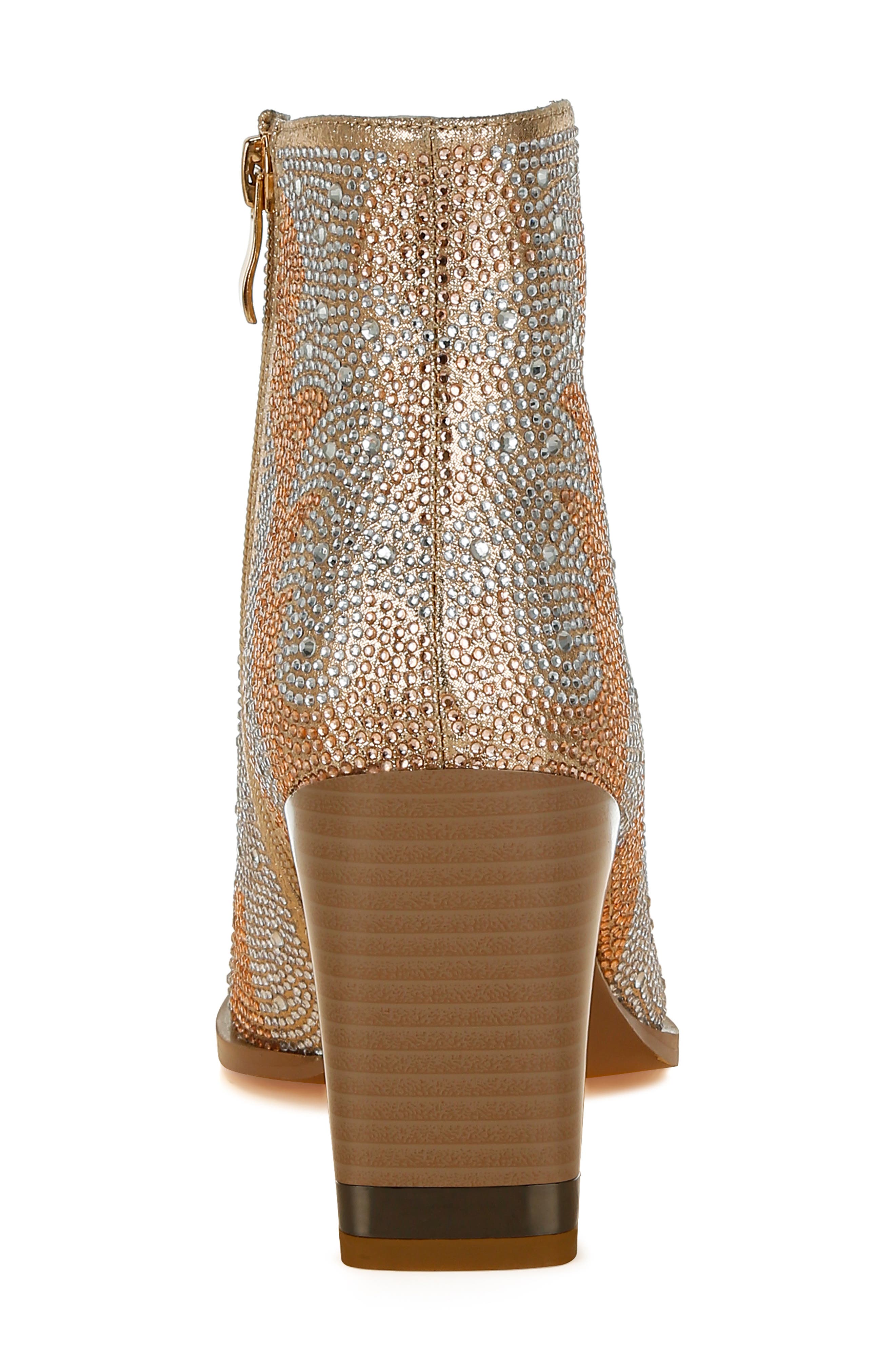 LONDON RAG Mugler Bootie, Alternate, color, Gold