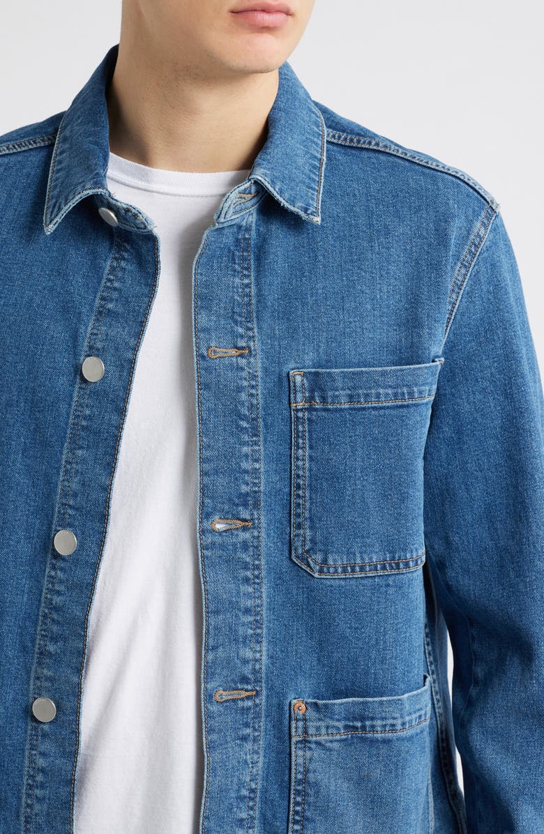 DL1961 Sean Stretch Denim Shirt Jacket, Alternate, color, Lakewood
