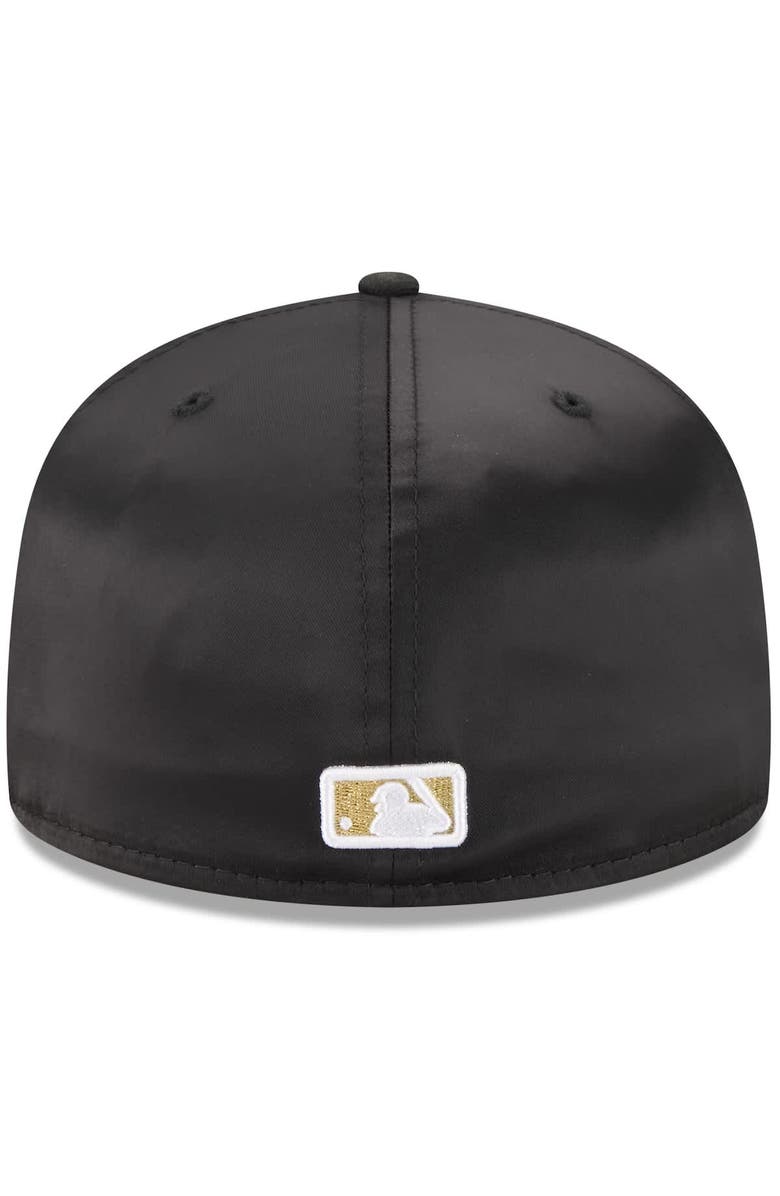 New Era Men's New Era Black New York Yankees 2025 59FIFTY Day Gold Leaf 59FIFTY Fitted Hat, Alternate, color, Black