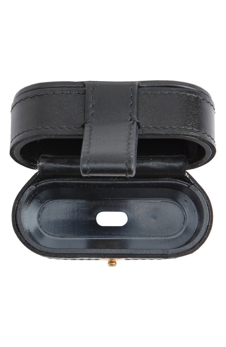 Givenchy Rigid Leather AirPods Pro Case with Lanyard, Alternate, color,