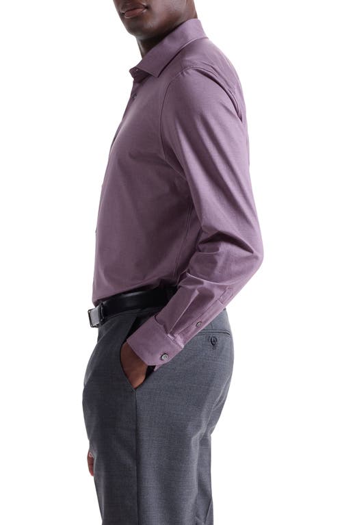Bugatchi Jimmy Ooohcotton® Button-up Shirt In Purple