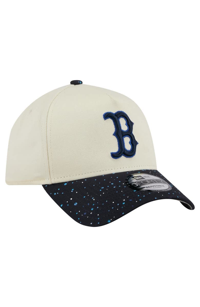 New Era Men's New Era Cream Boston Red Sox Speckle A-Frame 9FORTY Adjustable Hat, Alternate, color, Cream