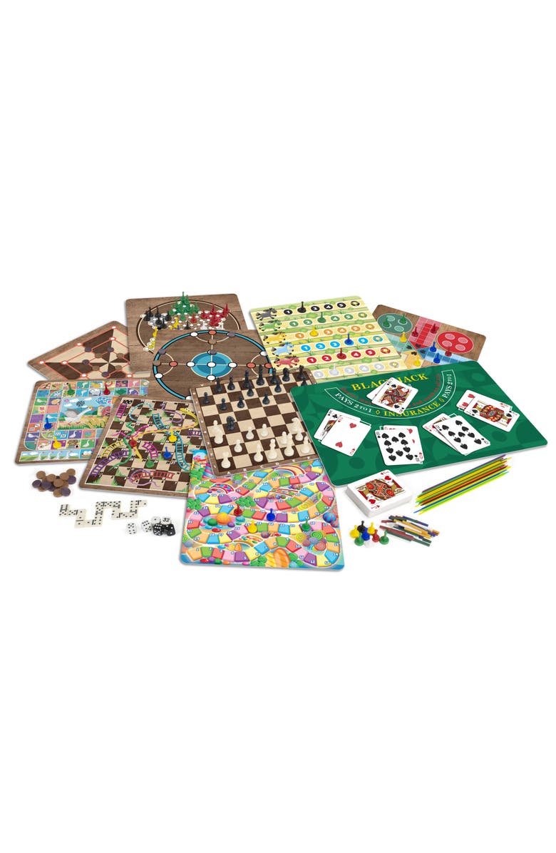 Ambassador Games 365 Games Classic Board & Card Games Set, Alternate, color, 