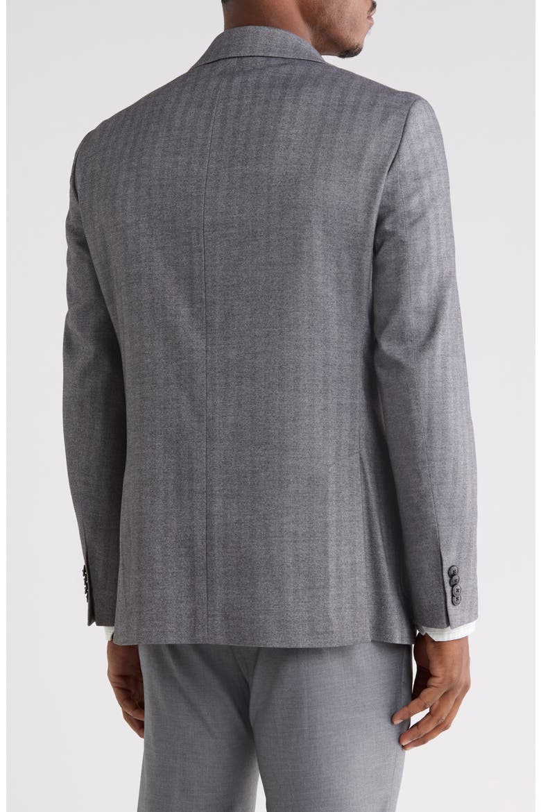 Notch Lapel Sport Coat, Alternate, color, GREY