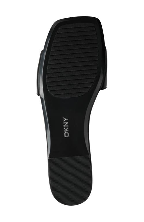 Dkny Dania Slide Sandal In Black