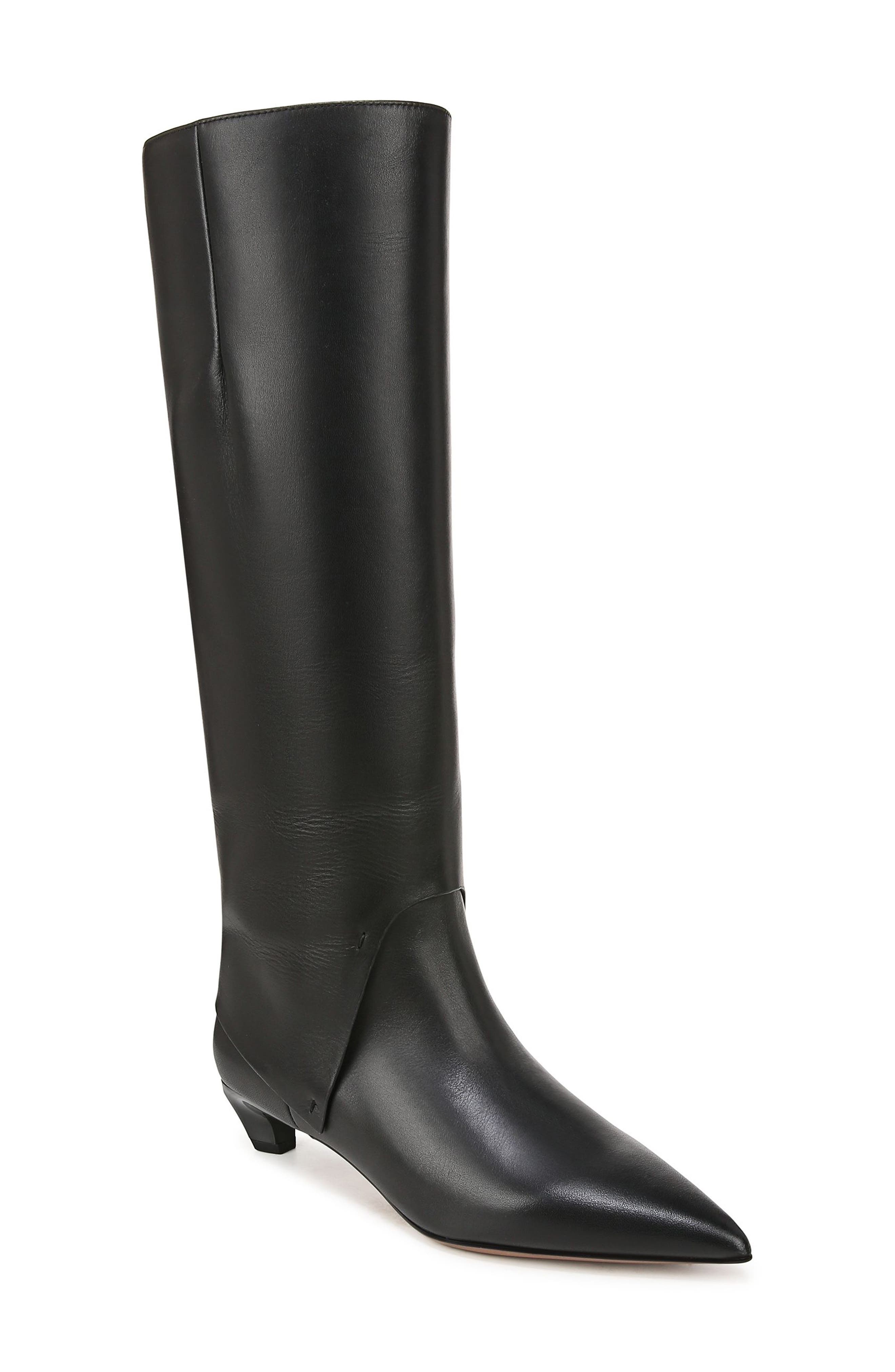 Franco Sarto Martin Pointed Toe Knee High Boot, Main, color, 
