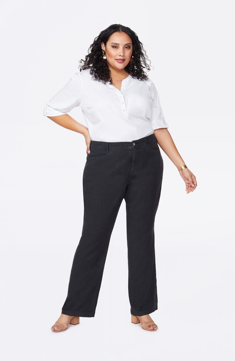 NYDJ Stretch Linen Blend Trousers, Alternate, color, 