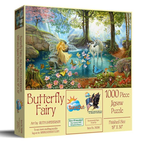 Butterfly Fairy 1000 piece Jigsaw Puzzle for Adults