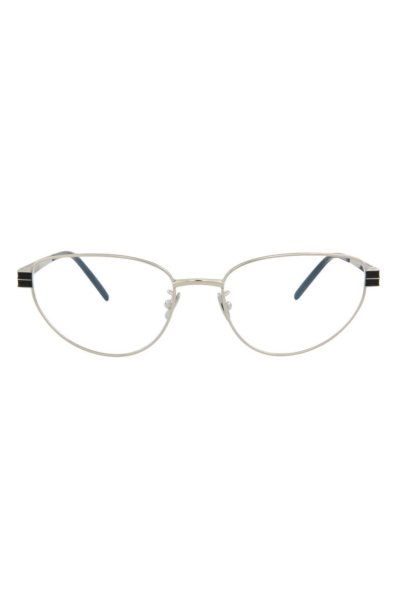 Saint Laurent 55mm Oval Optical Frames, Main, color, 