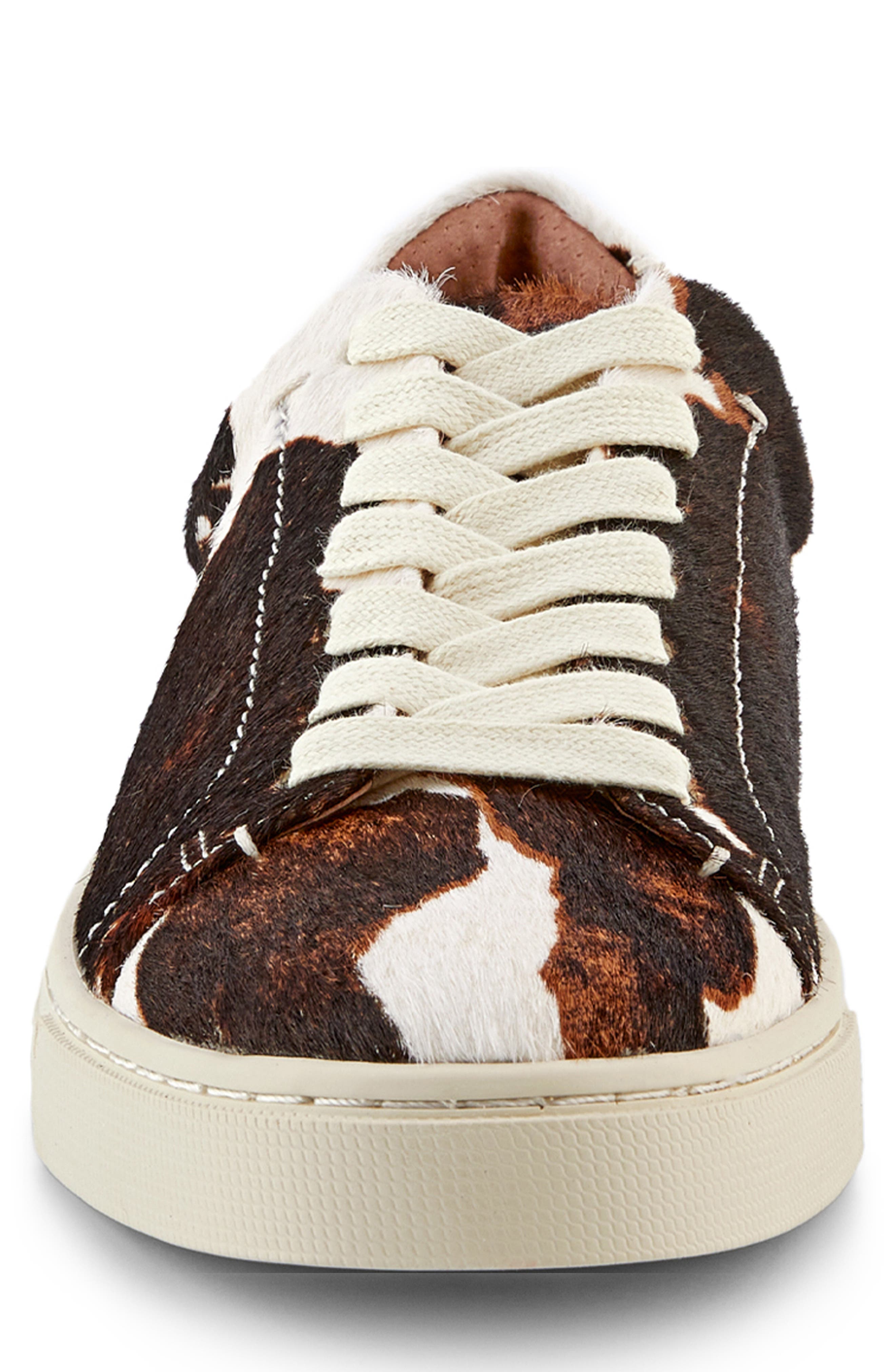 Frye Ivy Genuine Calf Hair Low Top Sneaker, Alternate, color, 