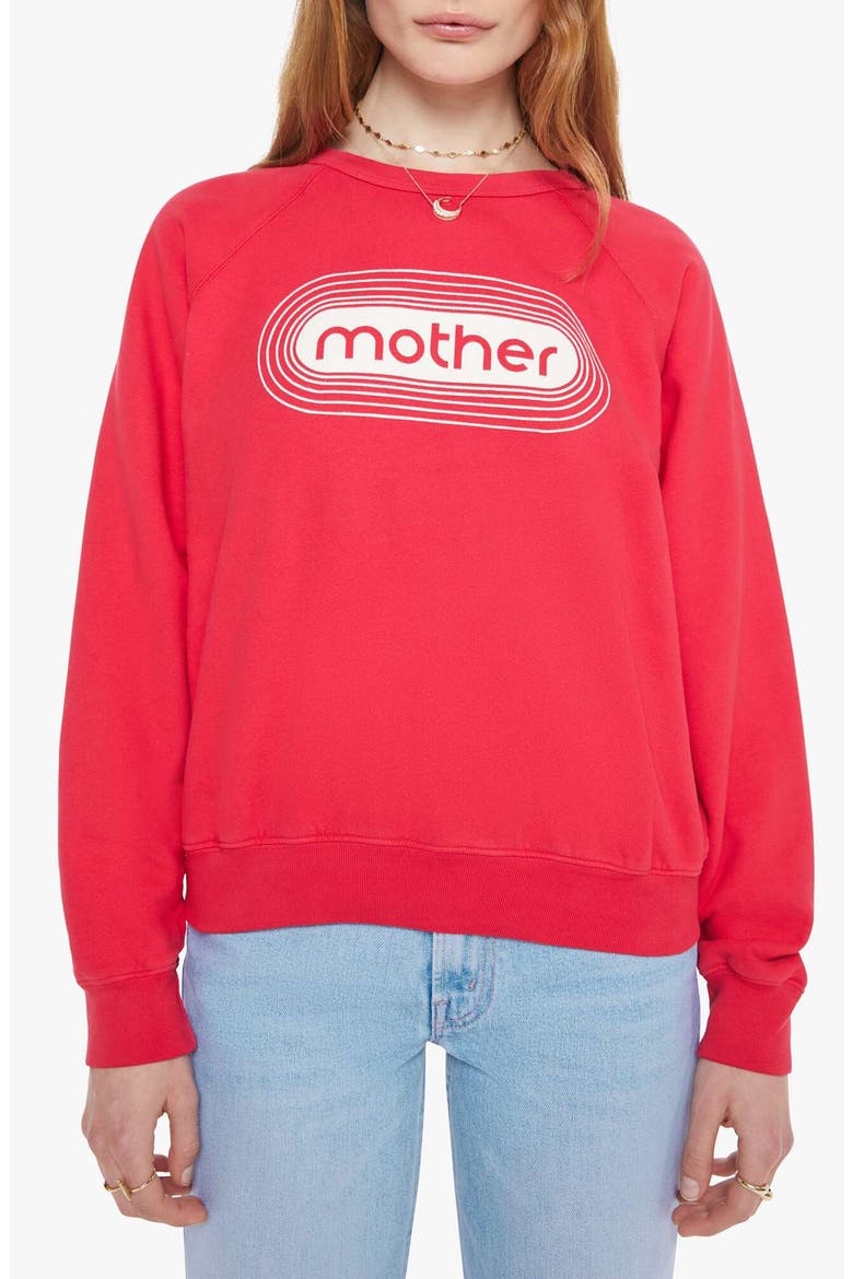 The Concert Cotton Graphic Sweatshirt, Main, color, MOTHER STEREO