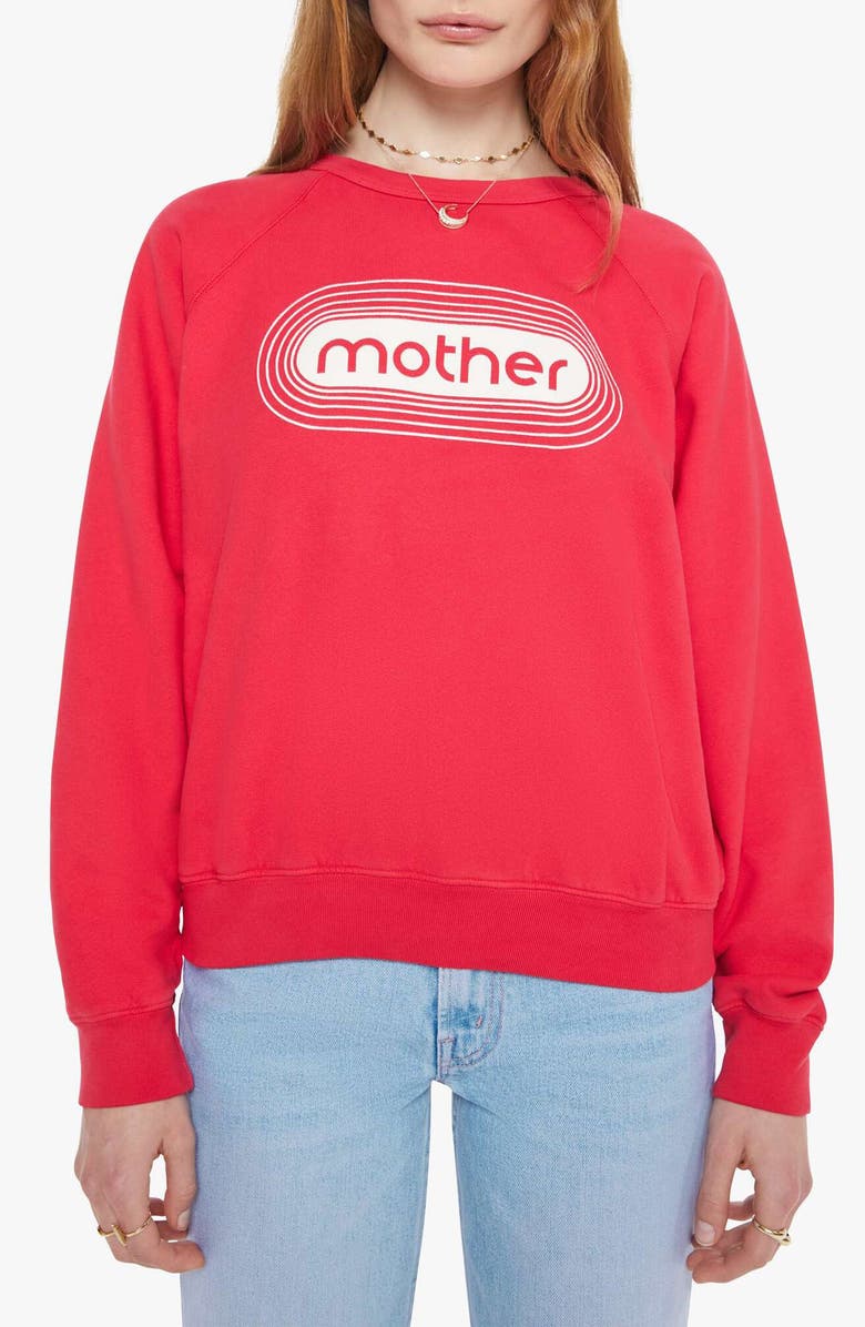 MOTHER The Concert Cotton Graphic Sweatshirt, Main, color, Mother Stereo