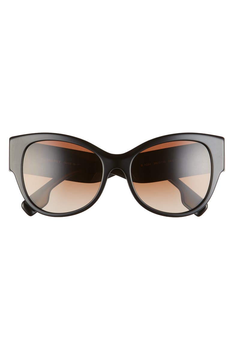 54mm Butterfly Sunglasses, Alternate, color, BLACK/ PRINT/ HAVANA GRAD