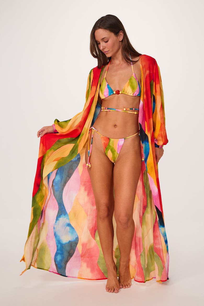 Serena Cover-up Dress, Alternate, color, Samba