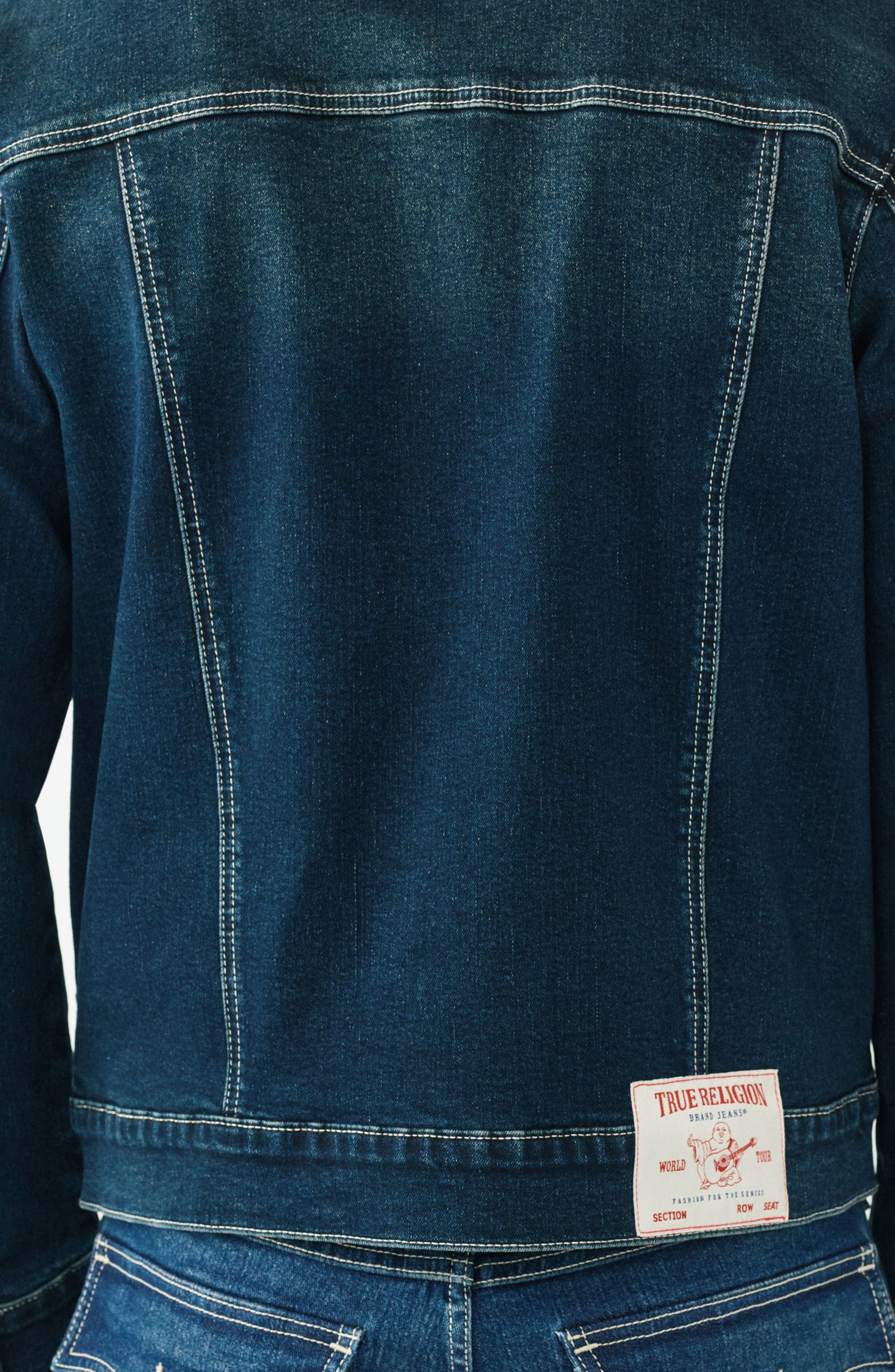True Religion Ladder Stitch Denim Jacket (Men) | Nordstromrack