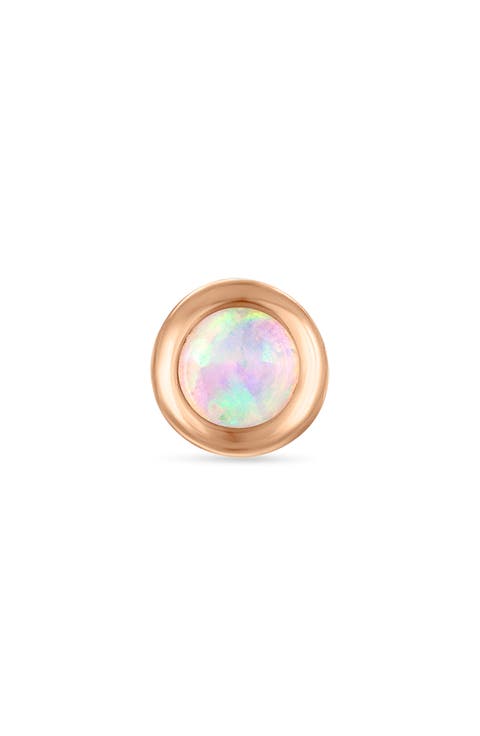 Opal Single Stud Earring