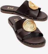Forever & Always Shoes Nolita Leather Slide Sandal