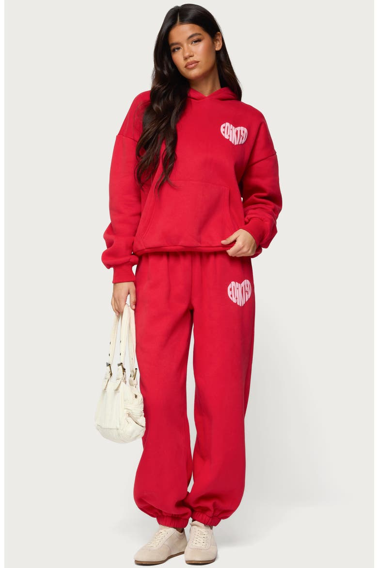 Major Love Hoodie, Alternate, color, RED