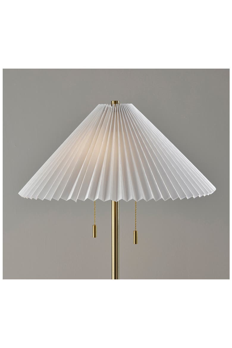 Uma Shelf Floor Lamp, Alternate, color, ANTIQUE BRASS