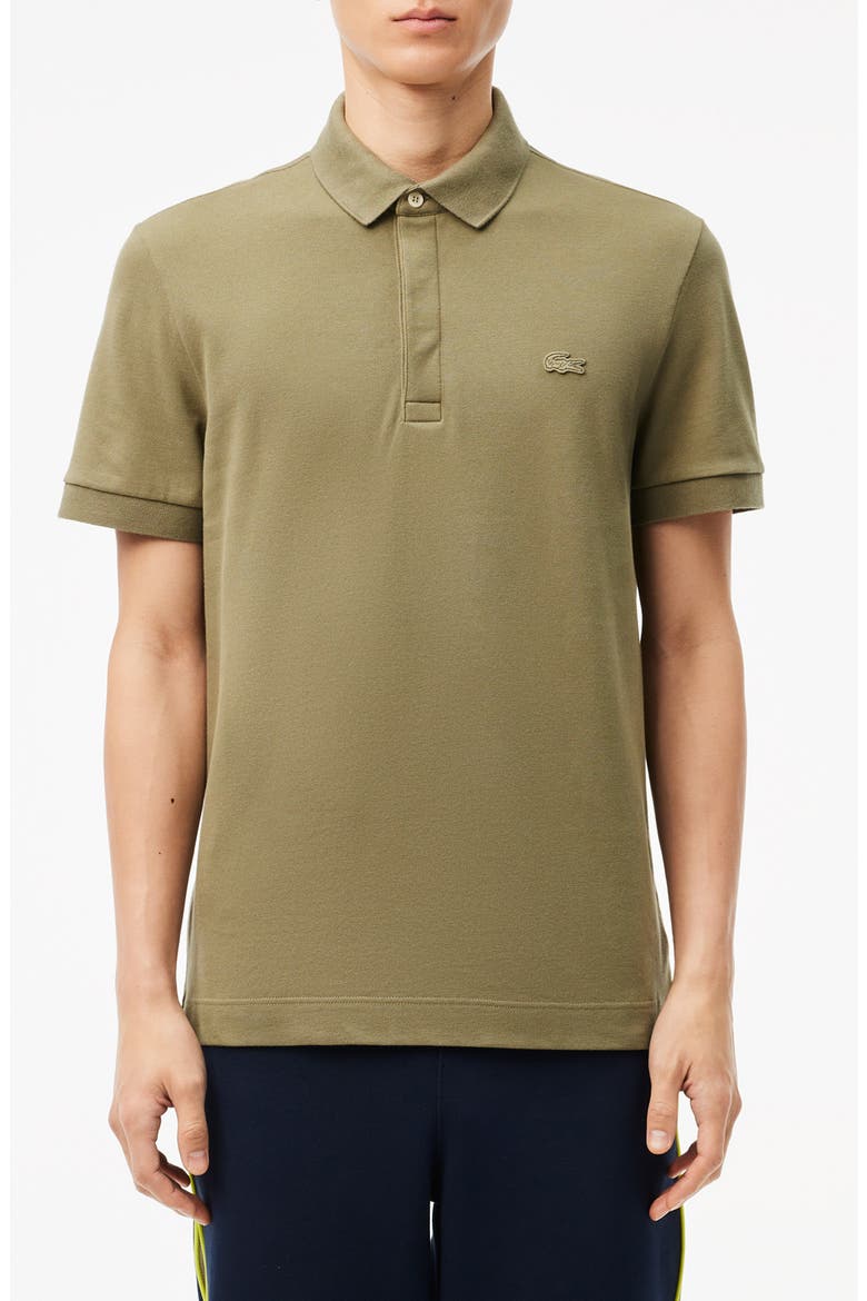 Paris Regular Fit Stretch Polo, Main, color, KHAKI