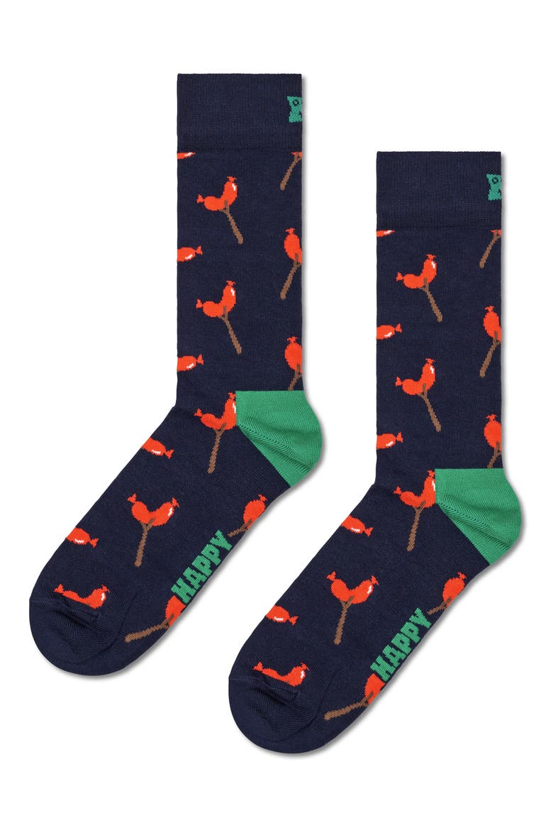 Assorted 3-Pack Crew Socks Gift Set, Alternate, color, NAVY