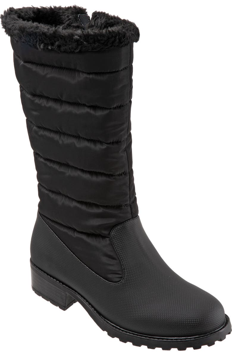 Trotters Benji Weatherproof Faux Fur Boot, Main, color,