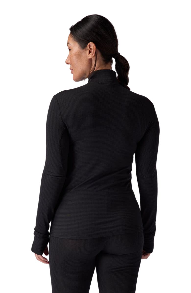 Backcountry Pines Micrrid Ultra-Lt Baselayer 1/4-Zip Top - Women's, Alternate, color, Black