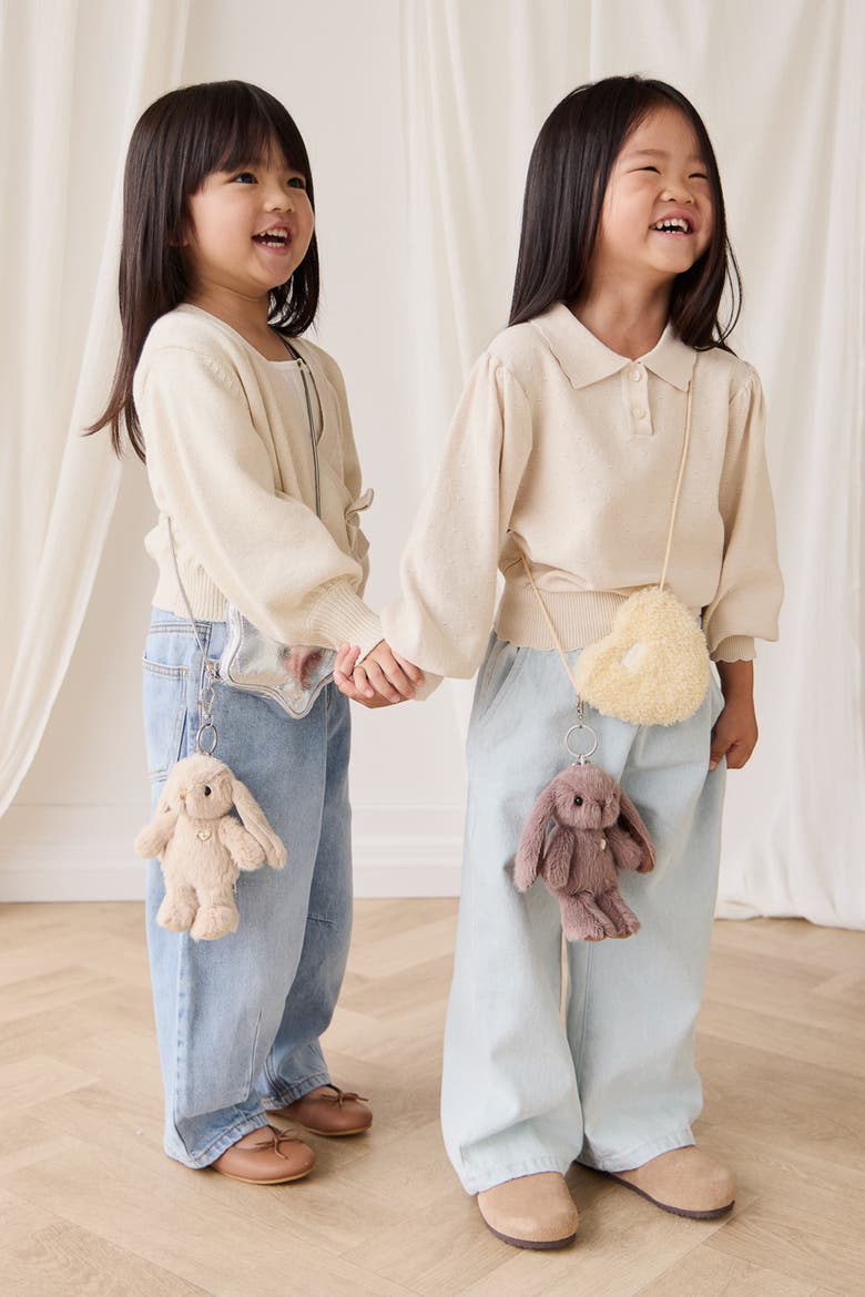 Penelope the Bunny 12" Plush & 6" Keychain Set, Alternate, color, Spice