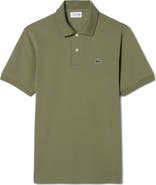 Lacoste Essentials Classic Fit Cotton Blend Piqué Polo